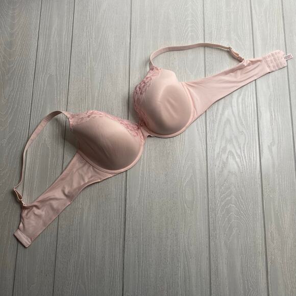 Victoria’s Secret Women's Blush Pink Perfect Coverage Underwire Bra Size 44C - Picture 9 of 13
